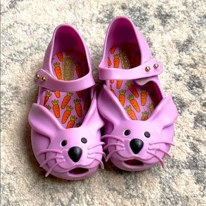 Mini Melissa Bunny Shoes Rabbit Flats